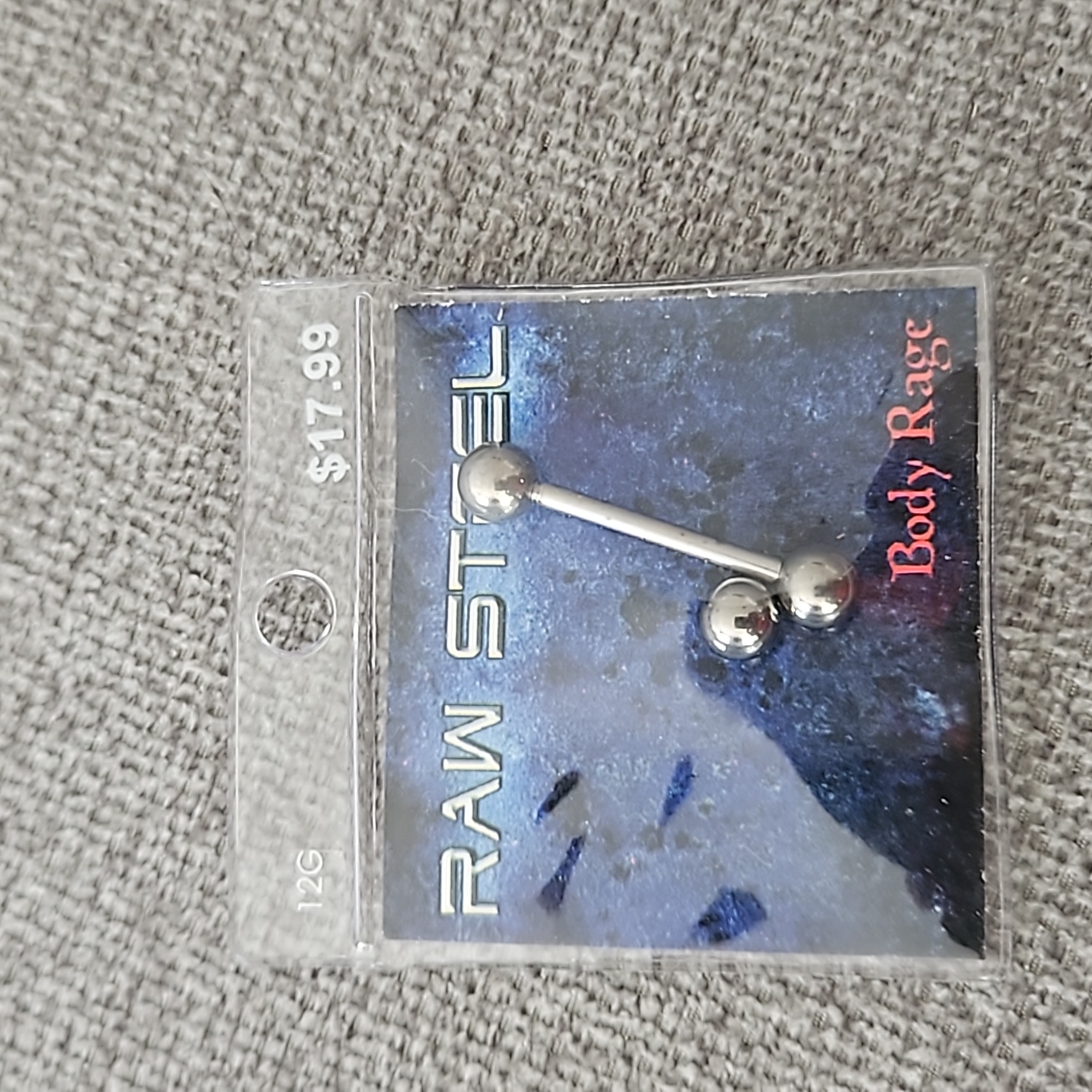 Body Piercing  Barbell Style 12g